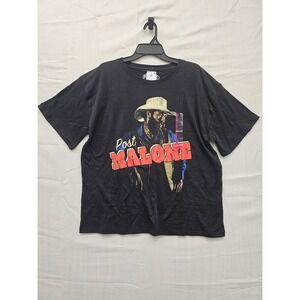 Post Malone Posty Co Graphic T-Shirt Black XXL Cowboy Western Concert Tee NEW